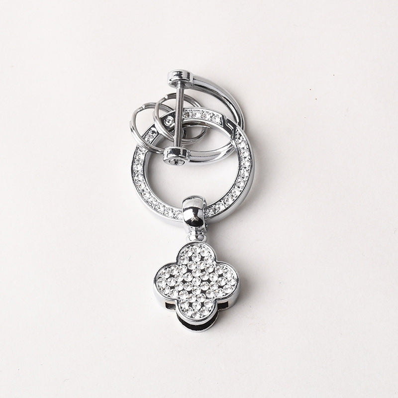Wholesale Diamond DIY semi-finished keychain